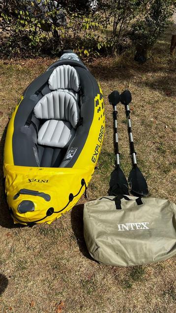 Intex Explorer 2-persoons Kajak - Zo goed als nieuw beschikbaar voor biedingen