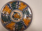 Spaans keramisch bord Manises, vogelmotief, Antiek en Kunst, Ophalen of Verzenden