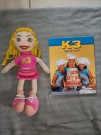 K3 Kristel knuffel + boek met Karen, Kristel en Kathleen *, Ophalen of Verzenden, Zo goed als nieuw
