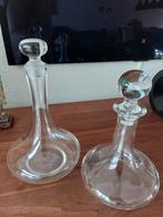 2 mooie wijn of likeur karaffen, Ophalen of Verzenden