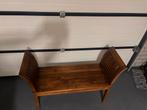 Teakhouten bankje, Huis en Inrichting, Ophalen, 125 cm of meer, 100 tot 125 cm, Overige vormen