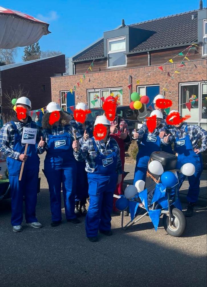 Overalls + Flanellen Bloezen - Diverse Maten, Kleding | Heren, Broeken en Pantalons, Gedragen, Overige maten, Blauw, Ophalen of Verzenden