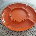 Retro draai plateau  orange, Ophalen of Verzenden, Gebruikt, Overige stijlen, Schaal of Schalen