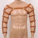 Mannen borst en arm harnas / gay heren outfit kostuum, Verzenden, Nieuw