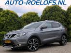 Nissan Qashqai 1.2 Tekna*Leder*360cam*Trekhaak*, Voorwielaandrijving, Euro 5, Gebruikt, Zwart