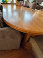Regendruppel licht Eiken houten Eettafel Afm zie foto’s, Huis en Inrichting, Ophalen, Gebruikt, 100 tot 150 cm, Eikenhout