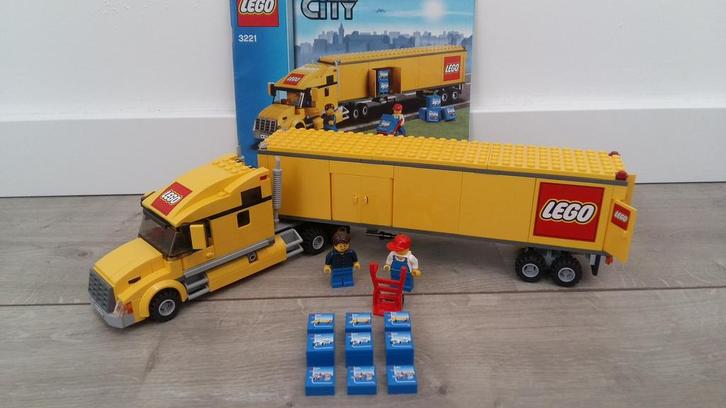 Lego City 3221 Vrachtwagen, Kinderen en Baby's, Speelgoed | Duplo en Lego, Gebruikt, Lego, Complete set, Ophalen of Verzenden