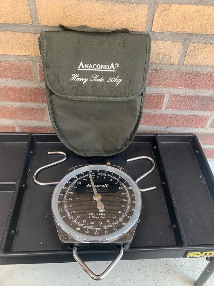 Anaconda heavy scale tot 50kg weegschaal karper vissen, Watersport en Boten, Hengelsport | Karpervissen, Zo goed als nieuw, Overige typen