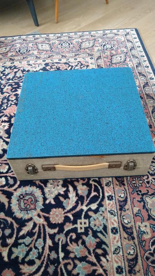 Vintage Platenkoffer, Verzamelen, Retro, Huis en Inrichting, Ophalen