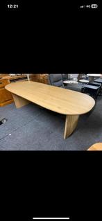Tafel deens ovaal 250x100 licht eiken hoge korting, Ophalen, Vijf personen of meer, Ovaal, Nieuw