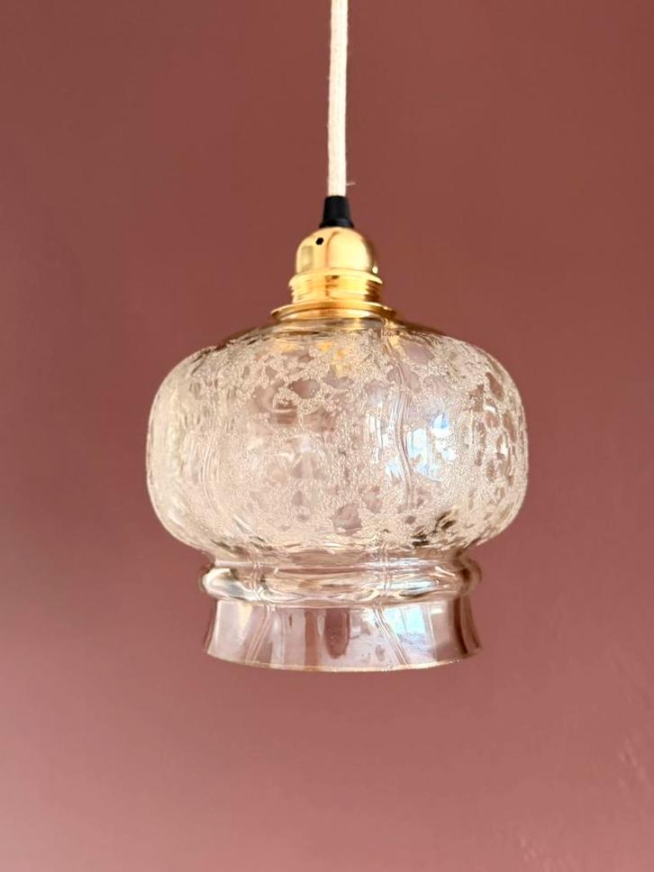 Vintage hanglamp, Huis en Inrichting, Lampen | Hanglampen, Zo goed als nieuw, Minder dan 50 cm, Ophalen of Verzenden