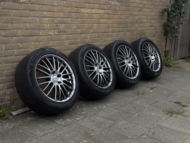 18” inch 5x120 velgen met goede banden 7,5mm profiel, Auto-onderdelen, Banden en Velgen, Banden en Velgen, Zomerbanden, 18 inch