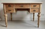 Prachtig antiek geloogd grenen bureau / kaptafel / sidetable, Ophalen