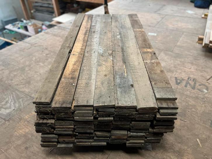 Sloophouten Planken 180x12cm voor Meubels/Wanden/Plafonds et, Doe-het-zelf en Verbouw, Hout en Planken, Gebruikt, Plank, Overige houtsoorten