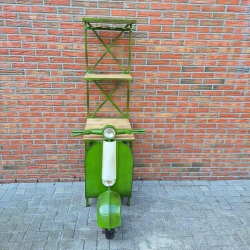 2527 AScooter Minibar Wijnrek Metaal 0,90 m, Huis en Inrichting, Woonaccessoires | Wijnrekken, Zo goed als nieuw, 75 cm of meer