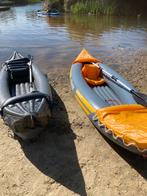 Twee tweepersoons opblaasbare kano’s, Watersport en Boten, Kano's, Ophalen, Met peddels, Overige typen, Twee personen