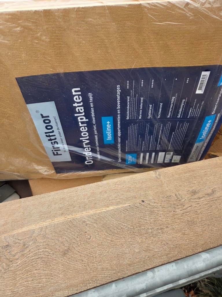 Ondervloerplaten isoline+. Nieuw, Ophalen, Overige materialen, 30 cm of meer, 50 tot 150 cm