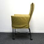 Montis Chaplin Design Stoel | Lime groen Leer | Verrijdbaar, Gebruikt, Twee, Overige kleuren, -
