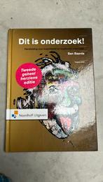 B. Baarda - Dit is onderzoek!, Boeken, B. Baarda, Ophalen of Verzenden, Zo goed als nieuw, Management