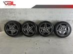 Origineel W206 AMG breedset winterbanden C klasse model 2022, 18 inch, Gebruikt, Banden en Velgen, 225 mm