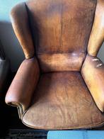 2 fauteuils, lijken op chesterfield, Ophalen, Gebruikt, 50 tot 75 cm, Leer
