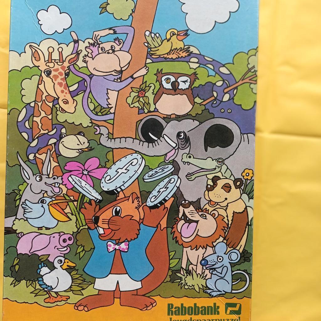 RABOBANK JEUGDPUZZEL, Ophalen of Verzenden, Minder dan 500 stukjes, Gebruikt, Legpuzzel