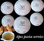 6 delig pasta servies
& rivièra maison salsa da insalata, Ophalen of Verzenden, Overige stijlen, Bord(en)