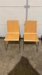 Pedrali  kantine stoel, Ophalen, Gebruikt, Twee, Bruin