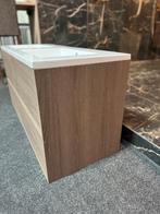 Badmeubel 120 cm 4 laden Forest Tan van €1975 nu €700 NIEUW!, Huis en Inrichting, Badkamer | Badkamermeubels, Ophalen, 100 tot 150 cm