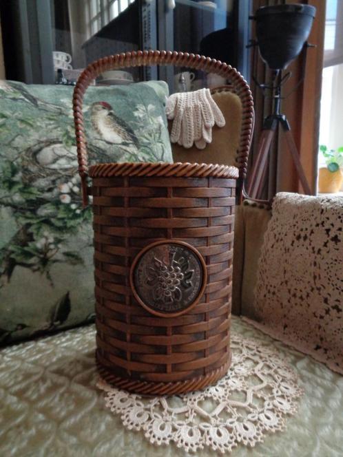 Vintage Retro Kunstof Wijnkoeler van Emsa Druif ** Mimosa **, Antiek en Kunst, Curiosa en Brocante, Ophalen of Verzenden