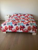 bedden, Huis en Inrichting, Slaapkamer | Bedden, Ophalen, Strak, 90 cm, Wit