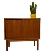 Vintage Kast dressoir Audio LP Jaren 60 teak fineer design