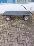 Transportwagen / Platte Kar - 2m x 75cm, 100 liter of meer, Ophalen, Gebruikt, Transportkar