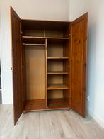 Houten Kledingkast met Hang- en Leggedeelte, Huis en Inrichting, Kasten | Kledingkasten, Ophalen, Gebruikt, 100 tot 150 cm, 150 tot 200 cm