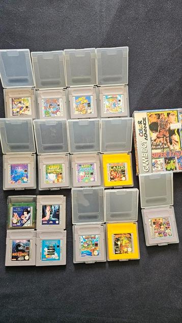 15 gameboy spelletjes  beschikbaar voor biedingen