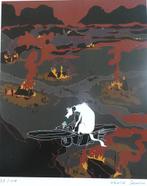 Litho Ubald Seveke gesigneerd 38/100, Antiek en Kunst, Verzenden