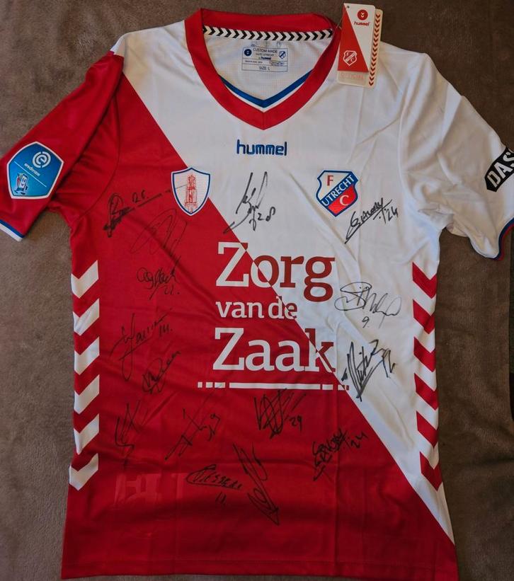 Fc utrecht shirt 2018-2019 selectie gesigneerd, Sport en Fitness, Voetbal, Nieuw, Shirt, Verzenden
