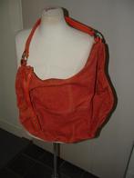 Echt suede Gio Gini schoudertas - tas - damestas., Ophalen of Verzenden, Zo goed als nieuw, Overige merken, Leer