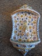 majolica keramieke wijwaterbakje, Ophalen of Verzenden