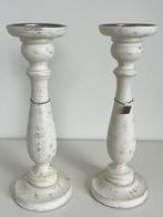 Rivièra maison Kandelaars wit, Huis en Inrichting, Woonaccessoires | Kandelaars en Kaarsen, 25 tot 50 cm, Wit, Ophalen of Verzenden