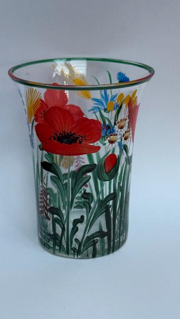 Handbeschilderd Glas - Uniek Decoratief Stuk beschikbaar voor biedingen