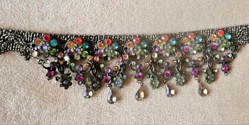 Michal Negrin Choker, Sieraden, Tassen en Uiterlijk, Kettingen, Gebruikt, Overige materialen, Verstelbaar, Ophalen of Verzenden