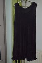 Leuke zwarte met rose glittering jurk/tuniek van maat XXL.., Jurk, Ophalen of Verzenden, Roze, Zo goed als nieuw