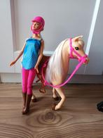 Barbie met paard, Kinderen en Baby's, Ophalen of Verzenden, Zo goed als nieuw, Barbie