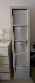 2x Open kast met witte IKEA-opbergbakken – €50 per stuk, Ophalen, Minder dan 50 cm, Gebruikt, 150 tot 200 cm