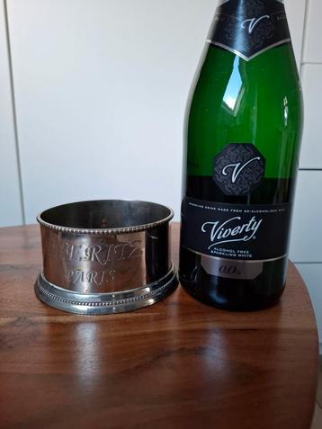 Verzilverde wijnbak onderzetter The Ritz Hotel Paris wijn beschikbaar voor biedingen