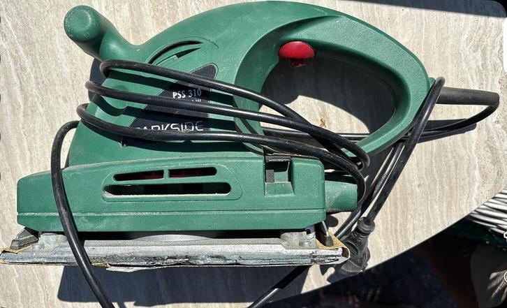 Parkside pss 310 schuurmachine - vlakschuurmachine, Doe-het-zelf en Verbouw, Gereedschap | Schuurmachines, Gebruikt, Vlakschuurmachine
