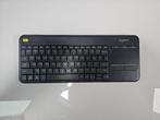 Logitech K400 Plus - Draadloos Toetsenbord - QWERTY, Computers en Software, Toetsenborden, Multimediatoetsen, Logitech, Nieuw