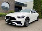 Mercedes-Benz C-klasse Estate AMG 43 4MATIC Pano Nightpakket, Auto's, Gebruikt, Zwart, 4 cilinders, Wit