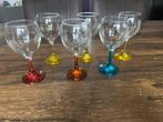 6 wijnglazen, Huis en Inrichting, Keuken | Servies, Ophalen, Gebruikt, Glas, Glas of Glazen